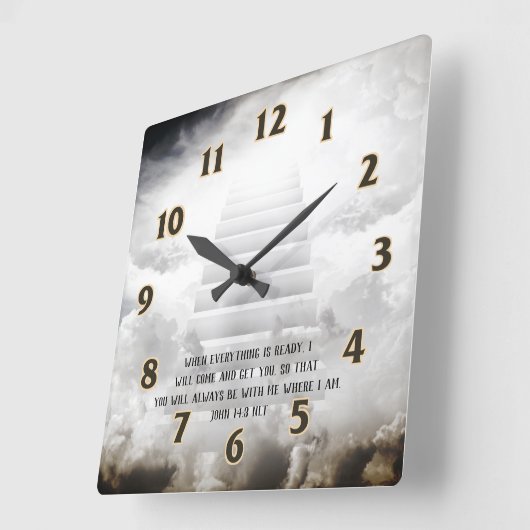 Heaven Scripting Vierkante Klok (Hoek)