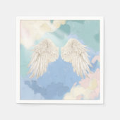 Heaven Send Angel Wings Baby shower Servet (Voorkant)