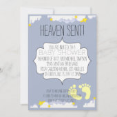 Heaven Send Baby shower Invitation Kaart (Voorkant)