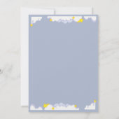 Heaven Send Baby shower Invitation Kaart (Achterkant)