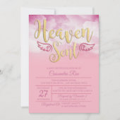 Heaven Send Baby shower Invitation Kaart (Voorkant)