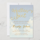 Heaven Send Baby shower Kaart (Voorkant)