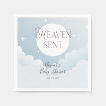 Heaven Send Blue Clouds Baby shower
