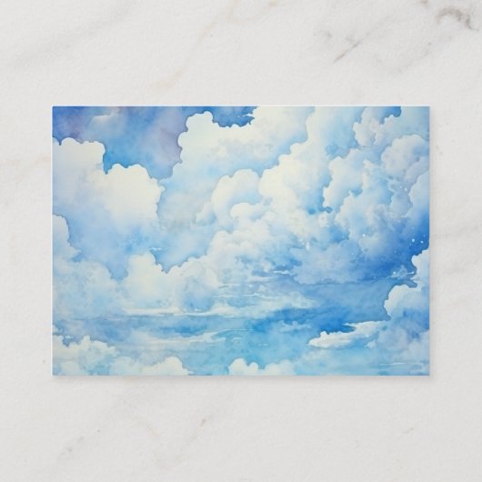 Heaven Send Blue Sky Luier Raffle Informatiekaartje (Achterkant)