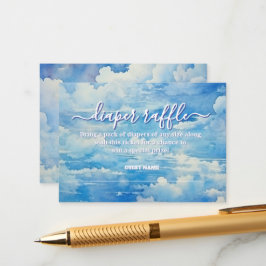 Heaven Send Blue Sky Luier Raffle Informatiekaartje