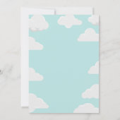 Heaven Send Boy Baby shower Kaart (Achterkant)