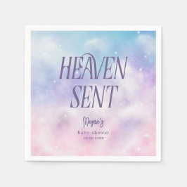Heaven Send Dreamy Girl Baby shower servetten