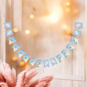 Heaven Send Elegant Pastel Baby shower Vlaggetjes