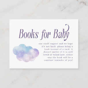 Heaven Send Girl Baby shower Boek Aanvraag Informatiekaartje