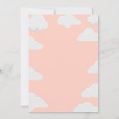 Heaven Send Girl Baby shower Kaart (Achterkant)