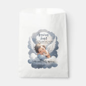 Heaven Sent Angel Baby in Clouds Baby shower Bedankzakje (Voorkant)