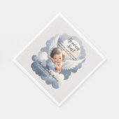 Heaven Sent Angel Baby in Clouds Baby shower Servet (Hoek)