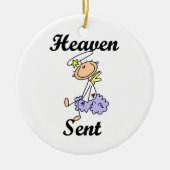 Heaven Sent Angel T-shirts en geschenken Keramisch Ornament (Voorkant)