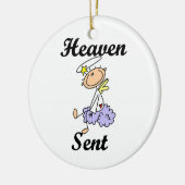Heaven Sent Angel T-shirts en geschenken Keramisch Ornament (Links)