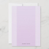 Heaven Sent Angel Wings Baby shower Uitnodiging (Achterkant)