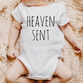 Heaven Sent Baby Doop Christelijk Pasgeborene Romper
