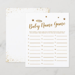 Heaven Sent Baby Name Shower Game