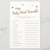 Heaven Sent Baby Word Scramble Game Yellow (Voorkant)