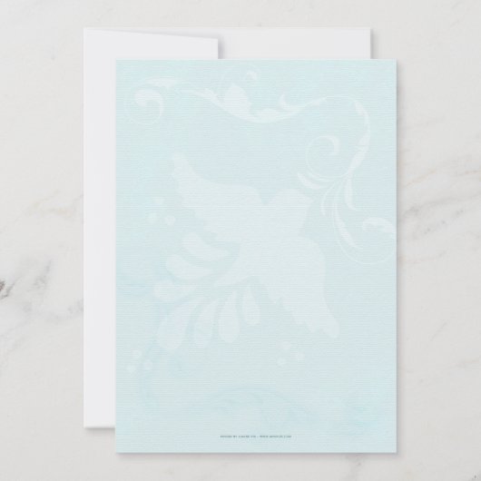 Heaven Sent Beer Angel Baby shower Uitnodiging (Achterkant)