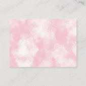 Heaven Sent Book Request | Baby shower | Roze Informatiekaartje (Achterkant)