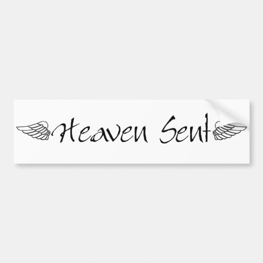 Heaven Sent Bumpersticker (Voorkant)