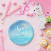Heaven Sent Christelijk Thema Blauw Baby shower Papieren Bordje (Feest)