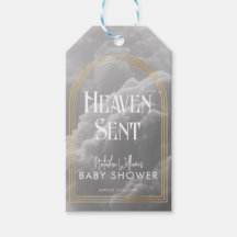 Heaven Sent Clouds Golden Neutral Baby shower
