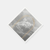 Heaven Sent Clouds Golden Neutral Baby shower Servet (Hoek)