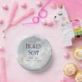 Heaven Sent Clouds Sky Boho Arch Baby shower Papieren Kommen (Feest)