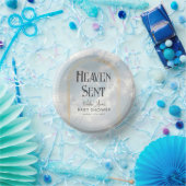 Heaven Sent Clouds Sky Boho Arch Baby shower Papieren Kommen (Feest)