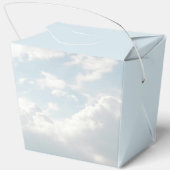 Heaven Sent Clouds Sky Celestial Baby shower Bedankdoosjes (Achterkant)