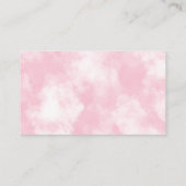 Heaven Sent Diaper Raffle Ticket | Roze Informatiekaartje (Achterkant)