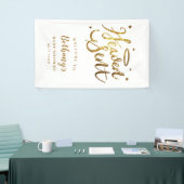Heaven Sent Gold Halo Baby shower Spandoek (Beurs)