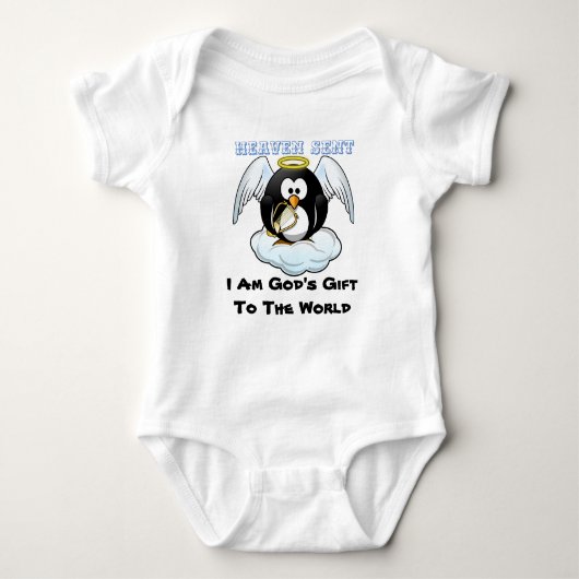 Heaven Sent I Am God's Gift To The World Romper (Voorkant)