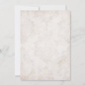 Heaven Sent Silver Taupe Angel Baby shower Kaart (Achterkant)