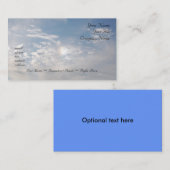 Heaven Sent - sjabloon voor visitekaartjes (Voorkant / Achterkant)