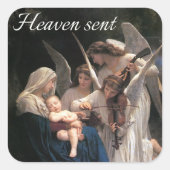 Heaven Sent Square Sticker (Voorkant)