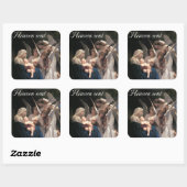 Heaven Sent Square Sticker (Vel)