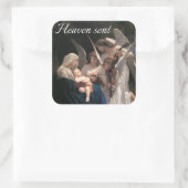Heaven Sent Square Sticker (Tas)