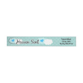 Heaven Sent Wrap rond Adresetiketten Blue (Individueel)