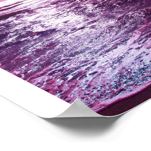 Heaven Shines Paars Poster (Hoek)