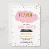 Heaven stuurde baby shower-uitnodiging kaart (Voorkant)
