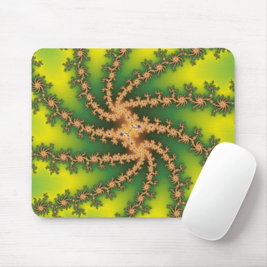 Heaven Twist - Fractal Mousepad Muismat (Met muis)