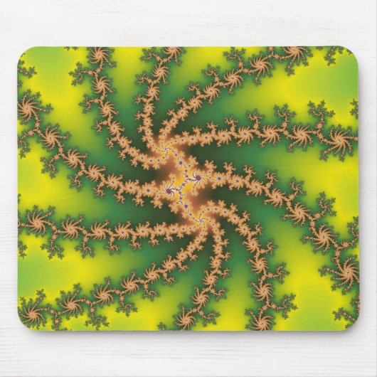 Heaven Twist - Fractal Mousepad Muismat (Voorkant)