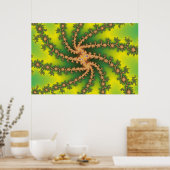 Heaven Twist - Fractal Poster (Keuken)