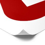 Heaven Warning Sign Poster (Hoek)