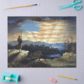 Heavenly American Flag Sunrise William Bauly Tissuepapier (Craft)
