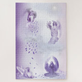 Heavenly Amethyst Angels in Rest Legpuzzel (Verticaal)