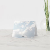 Heavenly Angel Bedankkaart (Achterkant)