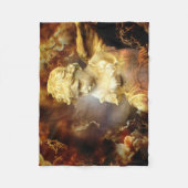 Heavenly Angel Cherub Fleece Deken (Voorkant)